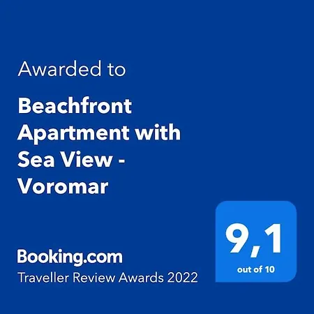 Beachfront With Sea View - Voromar Appartement
